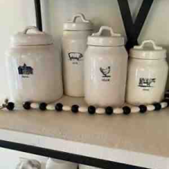 Rae Dunn Farm Canister Set - Picture 1 of 2
